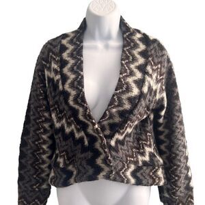 MIKE GONZALEZ  Layne Zigzag Wrap Jacket S